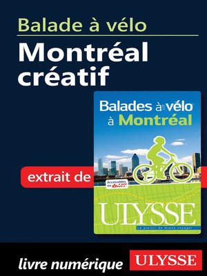 cover image of Balade à vélo--Montréal créatif